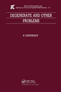 Cover: Degenerate and Other Problems - Chapman & Hall/CRC