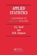 Cover: Applied Statistics - Chapman & Hall/CRC