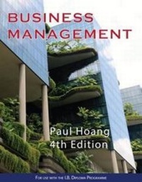 Enlarge image Cover: Business Management 4th Edition - IBID Press