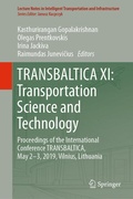 Cover: TRANSBALTICA XI: Transportation Science and Technology - Springer