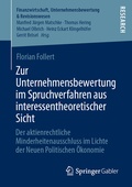 Cover: Zur Unternehmensbewertung im Spruchverfahren aus interessentheoretischer Sicht - Springer Gabler