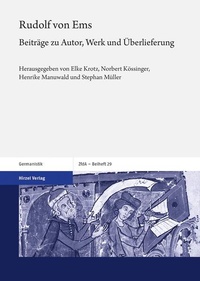 Enlarge image Cover: Rudolf von Ems - Hirzel