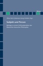 Cover: Subjekt und Person - Meiner
