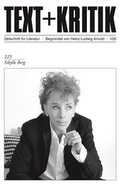 Cover: Sibylle Berg - edition text + kritik