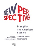 Cover: New Perspectives in English and American Studies - Jagiellonian University Press