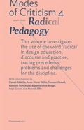 Cover: Modes of Criticism 4: Radical Pedagogy - Onomatopee