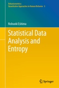 Cover: Statistical Data Analysis and Entropy - Springer