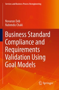 Enlarge image Cover: Business Standard Compliance and Requirements Validation Using Goal Models - Springer