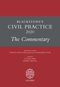 Abbildung von: Blackstone's Civil Practice 2020: The Commentary - Oxford University Press