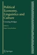 Cover: Political Economy, Linguistics and Culture - Springer