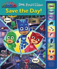 Enlarge image Cover: Pj Masks: Save the Day! Look, Find & Listen Sound Book - Pi Kids