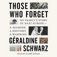 Enlarge image Cover: Those Who Forget - SIMON & SCHUSTER AUDIO