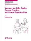 Cover: Vaccines for Older Adults: Current Practices and Future Opportunities - Karger, S
