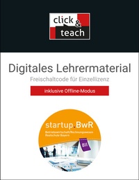 Abbildung von: startup.BwR Realschule Bayern / startup.BwR BY click & teach 8 II Box - Buchner, C.C.