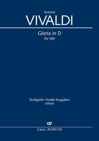 Abbildung von: Gloria in D - Carus-Verlag