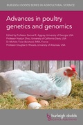 Cover: Advances in poultry genetics and genomics - Burleigh Dodds Science Publishing