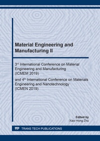 Enlarge image Cover: Material Engineering and Manufacturing II - Trans Tech Publications Ltd