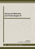 Cover: Advanced Materials and Technologies IV - Trans Tech Publications Ltd