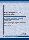 Cover: Material Engineering and Manufacturing II - Trans Tech Publications Ltd