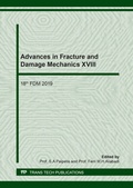 Cover: Advances in Fracture and Damage Mechanics XVIII - Trans Tech Publications Ltd