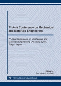 Enlarge image Cover: 7th Asia Conference on Mechanical and Materials Engineering - Trans Tech Publications Ltd