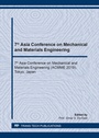 Cover: 7th Asia Conference on Mechanical and Materials Engineering - Trans Tech Publications Ltd
