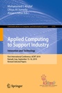 Cover: Applied Computing to Support Industry: Innovation and Technology - Springer