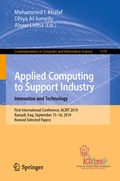 Cover: Applied Computing to Support Industry: Innovation and Technology - Springer