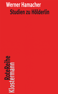 Cover: Studien zu H&ouml;lderlin - Vittorio Klostermann Verlag