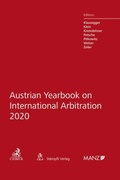 Cover: Austrian Yearbook on International Arbitration 2020 - C.H.BECK