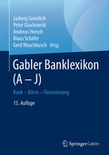 Cover: Gabler Banklexikon (A - J) - Springer Gabler