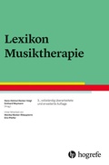 Cover: Lexikon Musiktherapie - Hogrefe
