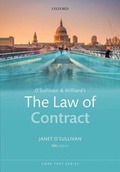 Cover: O'Sullivan & Hilliard's The Law of Contract - Oxford University Press