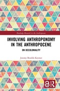 Cover: Involving Anthroponomy in the Anthropocene - Routledge