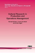 Cover: Cultural Research in the Production and Operations Management Field - now publishers Inc