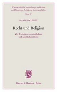 Abbildung von: Recht und Religion - Duncker & Humblot