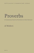 Cover: Proverbs - Brill