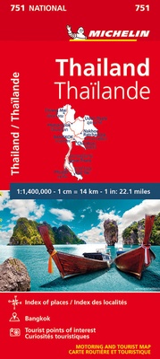 Abbildung von: Michelin Thailand - Michelin Editions des Voyages