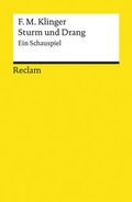Cover: Sturm und Drang - Reclam