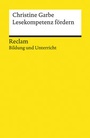 Cover: Lesekompetenz fördern - Reclam