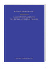 Abbildung von: Novum Testamentum Graece: Das Markusevangelium - Deutsche Bibelgesellschaft