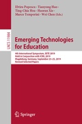 Cover: Emerging Technologies for Education - Springer