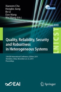 Abbildung von: Quality, Reliability, Security and Robustness in Heterogeneous Systems - Springer