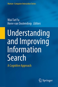 Enlarge image Cover: Understanding and Improving Information Search - Springer