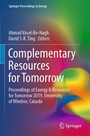Cover: Complementary Resources for Tomorrow - Springer