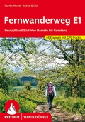 Cover: Fernwanderweg E1 Deutschland S&uuml;d - Rother Bergverlag