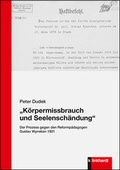 Cover: "K&ouml;rpermissbrauch und Seelensch&auml;ndung" - Verlag Julius Klinkhardt