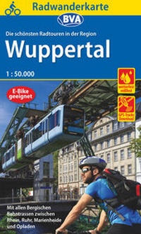 Abbildung von: Radwanderkarte BVA Die schönsten Radtouren in der Region Wuppertal, 1:50.000, reiß- und wetterfest, GPS-Tracks Download, E-Bike geeignet - BVA BikeMedia