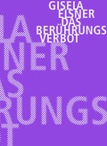 Cover: Das Ber&uuml;hrungsverbot - Verbrecher