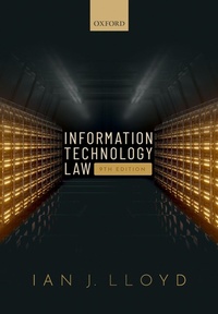 Enlarge image Cover: Information Technology Law - Oxford University Press